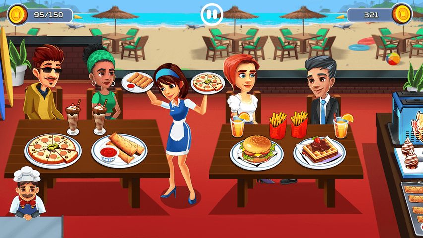 Screenshot 2: Cooking Cafe - Food Chef