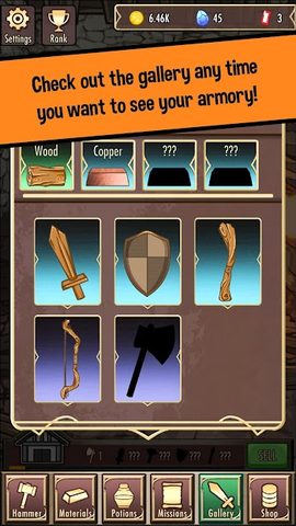 Screenshot 2: Medieval Clicker Blacksmith