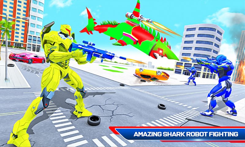 Screenshot 2: Robot Shark Attack: Transform Robot Shark Games