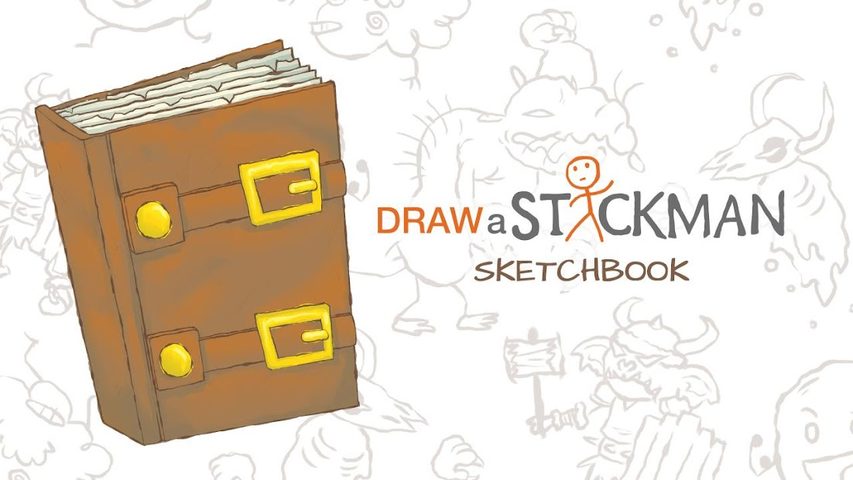 Screenshot 1: Draw a Stickman: Sketchbook