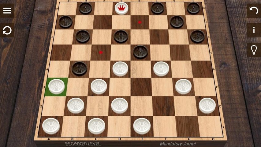 Screenshot 1: Checkers