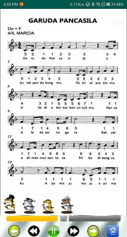 Screenshot 6: lagu wajib nasional