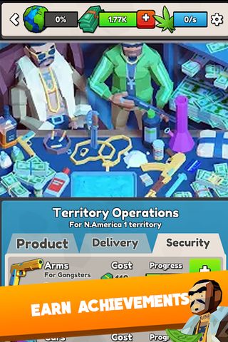 Screenshot 12: Weed War Clicker - Clicker game