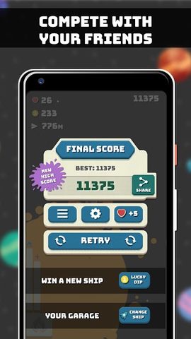 Screenshot 4: Orbit Drift - Space Pioneer