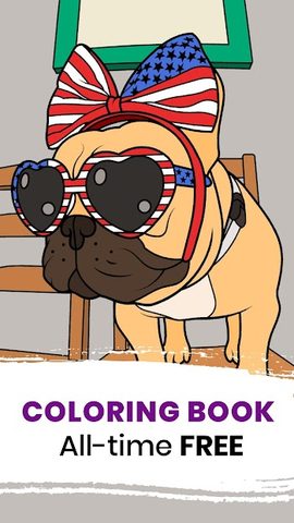 Screenshot 1: Colors - Therapy Coloring Book