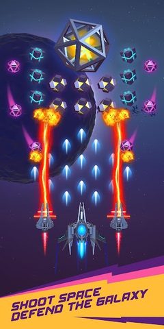Screenshot 3: Dust Settle 3D - Galaxy Attack