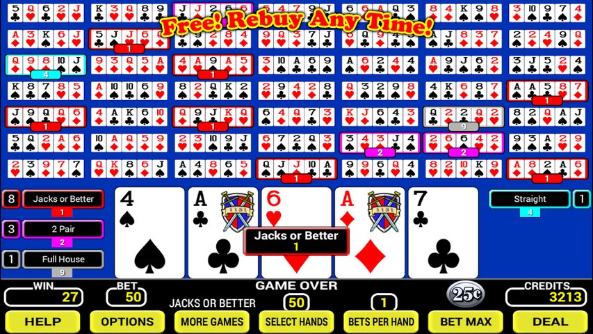 Screenshot 1: Fifty Play Poker