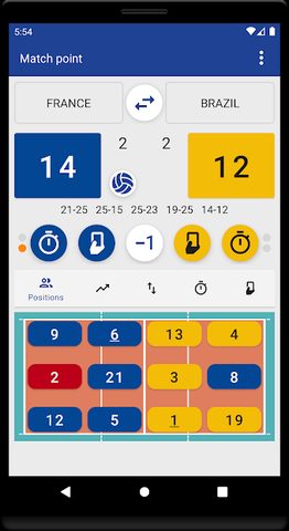 Screenshot 1: Volleyball Referee