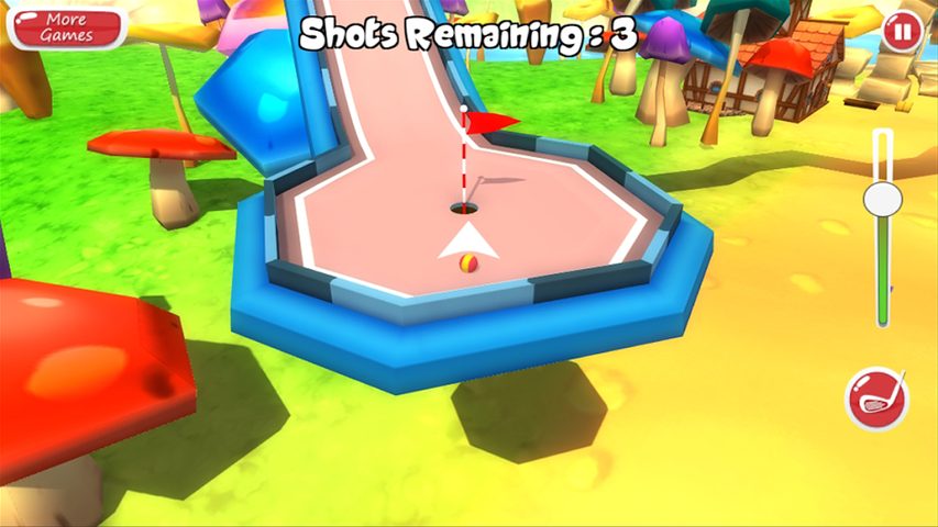 Screenshot 1: Mini Golf 3D Adventure Stars