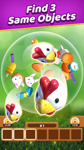 Screenshot 1: Match 3D Bubble