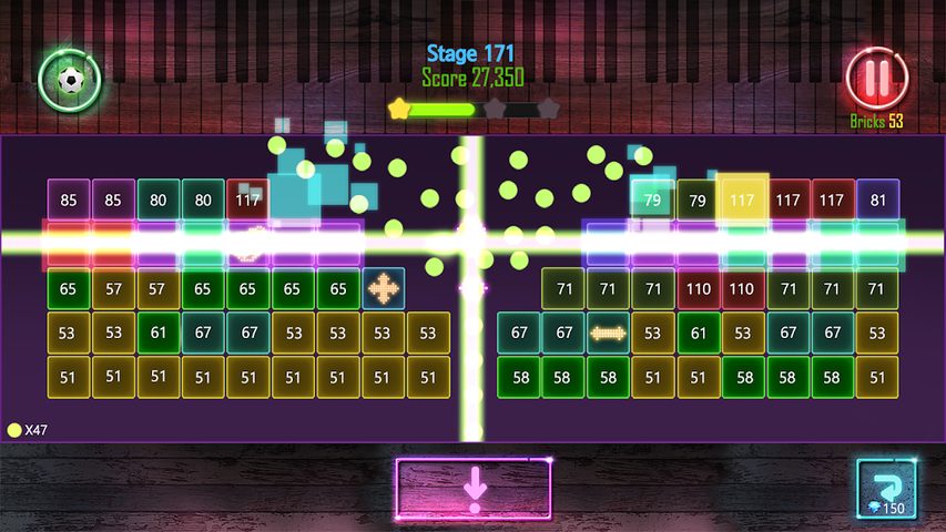 Screenshot 1: Bricks Melody Balls
