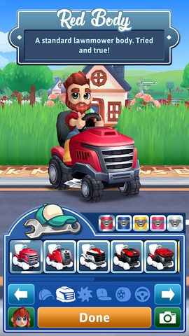Screenshot 1: It's Literally Just Mowing