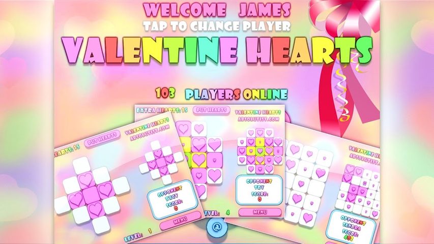 Screenshot 10: Valentine Hearts Collapse Game