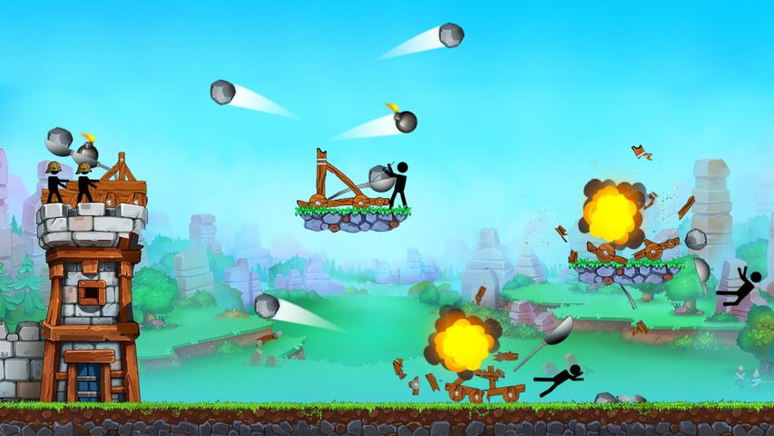 Screenshot 9: The Catapult - Stick man Throw