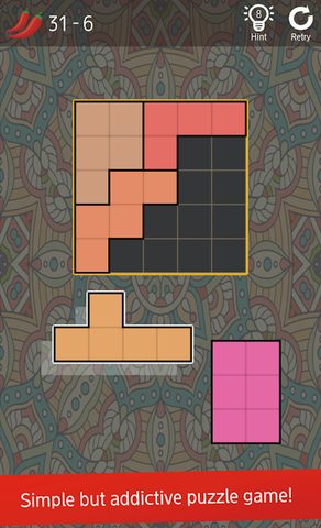 Screenshot 1: Block Puzzle (Tangram)