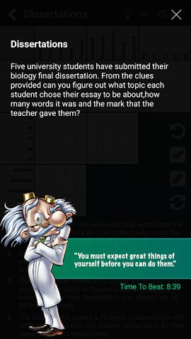 Screenshot 3: Logic Puzzles Daily - Solve Logic Grid Problems