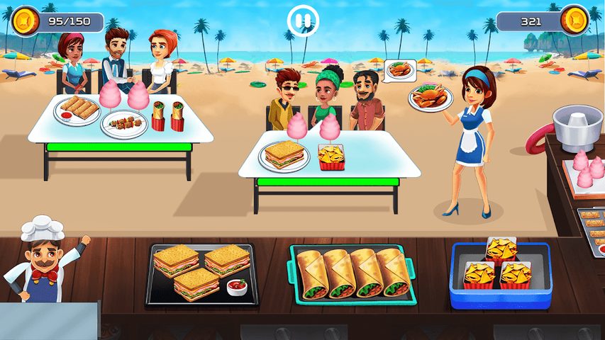 Screenshot 3: Cooking Cafe - Food Chef