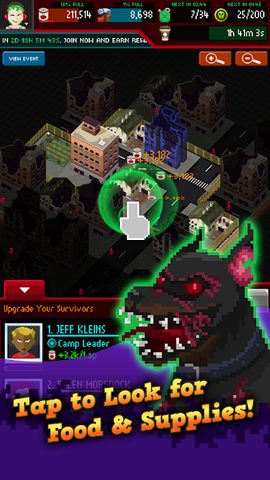 Screenshot 1: Clicker of the Dead - Zombie Idle Game