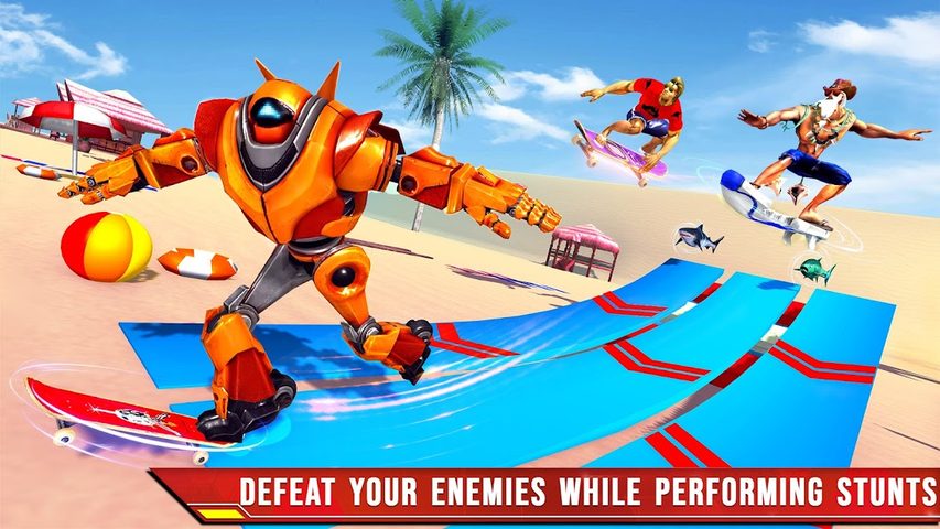 Screenshot 13: Flying Skateboard Robot Car