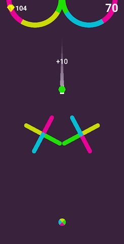 Screenshot 8: Color Fall Space Rider