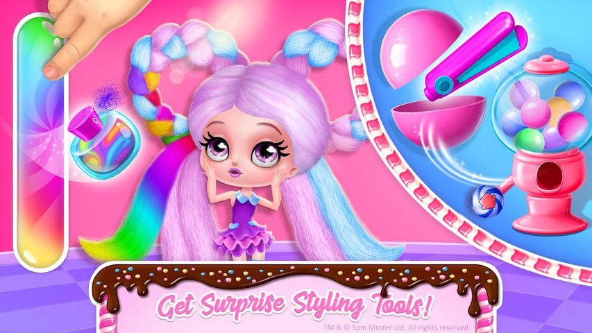 Screenshot 4: Candylocks Hair Salon - Style Cotton Candy Hair