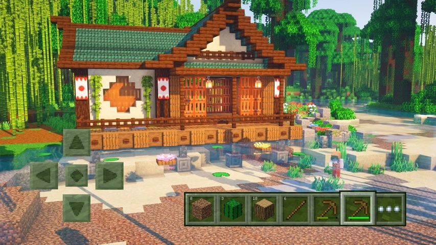 Screenshot 1: Craft World - Master Building Block Game 3D