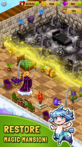 Screenshot 3: Merlin and Merge Games