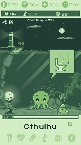 Screenshot 5: Cthulhu Virtual Pet