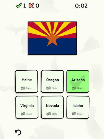 Screenshot 9: US States Quiz - Maps, Flags, Capitals & More