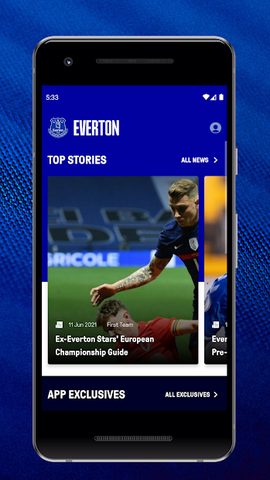 Screenshot 1: Everton