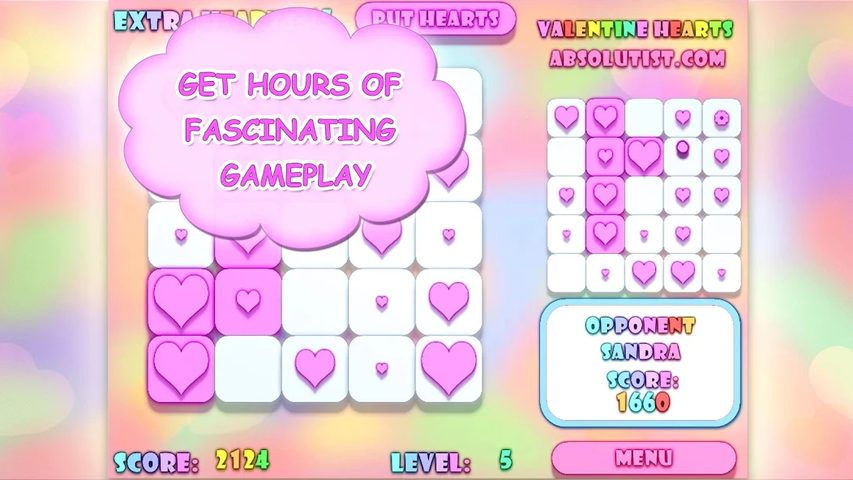 Screenshot 24: Valentine Hearts Collapse Game