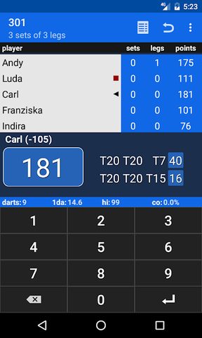 Screenshot 4: Darts Scoreboard