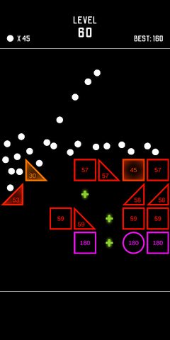 Screenshot 1: Bricks Breaker Gravity : Bricks Ball Crusher Game