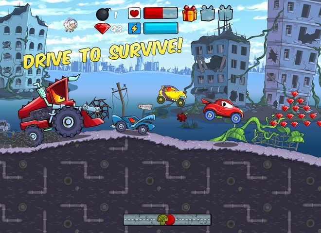 Screenshot 3: Car Eats Car - Apocalypse Race