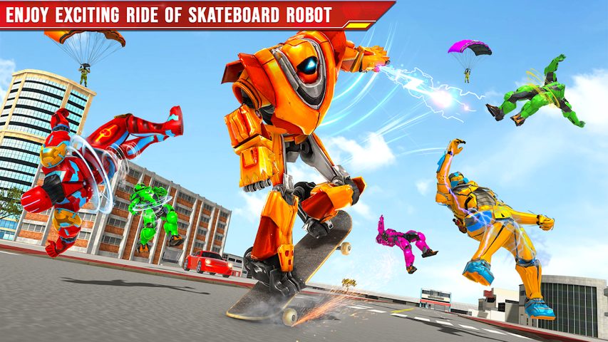 Screenshot 14: Flying Skateboard Robot Car