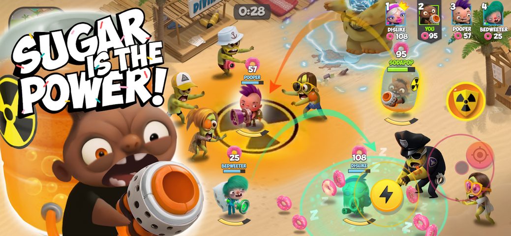Screenshot 3: Donut Punks: Online Epic Brawl