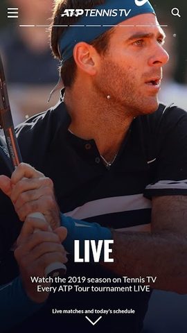 Screenshot 1: Tennis TV - Live ATP Streaming