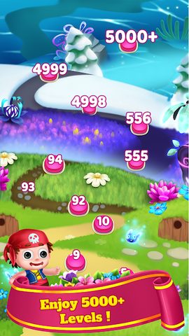 Screenshot 3: Bubble Shooter - Flower Games