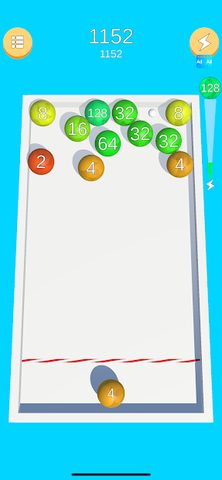 Screenshot 3: Chain in box: 4096 3D Merge game