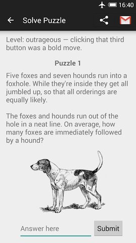 Screenshot 2: Probability Math Puzzles