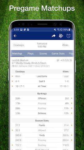 Screenshot 7: Scores App: Football Live Plays, Stats 2021 Season