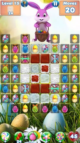 Screenshot 3: Bunny Match - Easter games and match 3 games