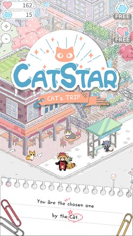 Screenshot 1: CatStar ~Cat's Trip~