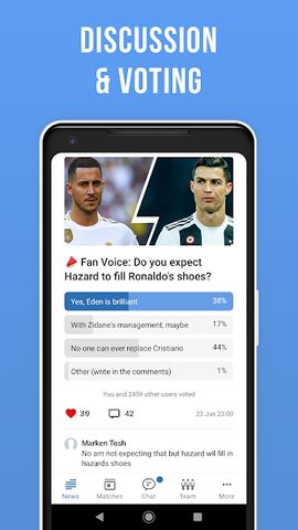 Screenshot 4: Real Live: Unofficial football app for Madrid Fans