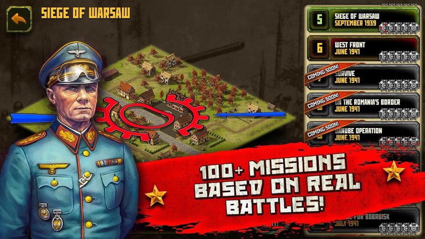 Screenshot 3: World War II: Eastern Front Strategy game