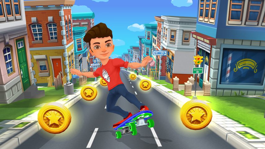 Screenshot 3: Skater Rush Endless Skateboard
