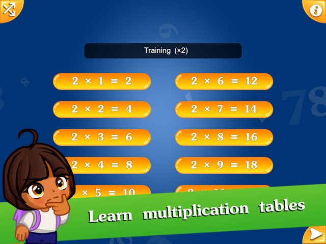 Screenshot 21: Math games for kids - Multiplication table (2х2)