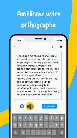 Screenshot 1: Dictée