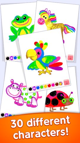 Screenshot 5: Toddler coloring apps for kids! Drawing games!