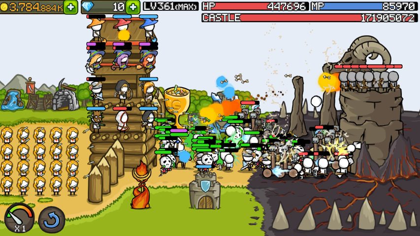 Screenshot 1: Grow Castle - Tower Defense